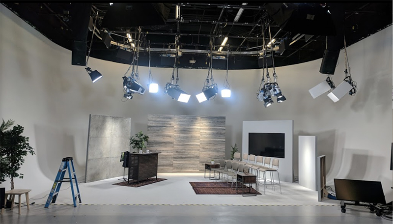 Set design video production. 