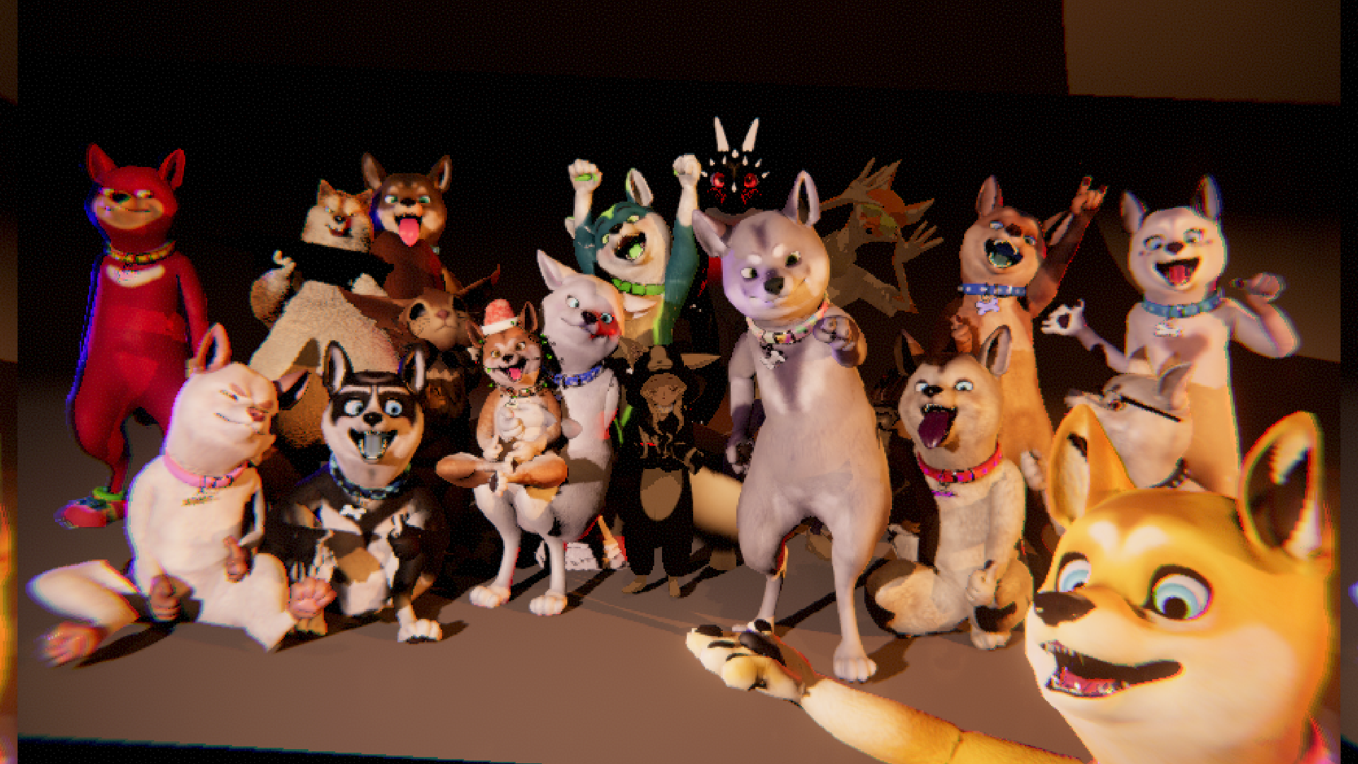 The Shiba Squad which is a social VR phenomenon on social media