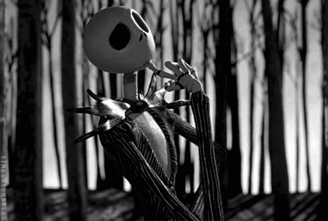 Jack Skellington stop motion animation from The Nightmare Before Christmas