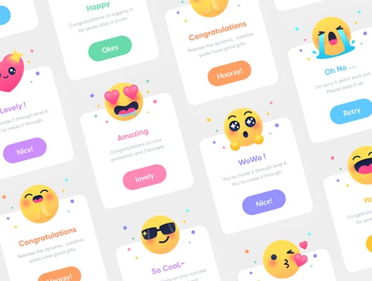 Animated emoji characters