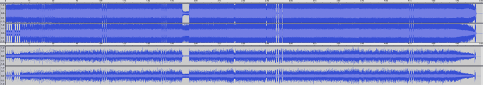 Difference in audio compression