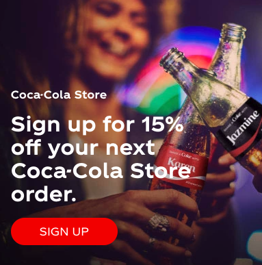 Professional photography Coca-Cola website