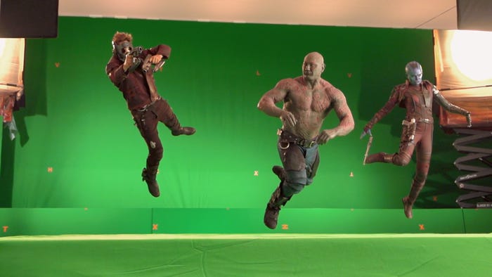 marvel green screen