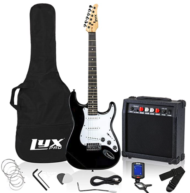 Electric guitar set online shopping professional photography