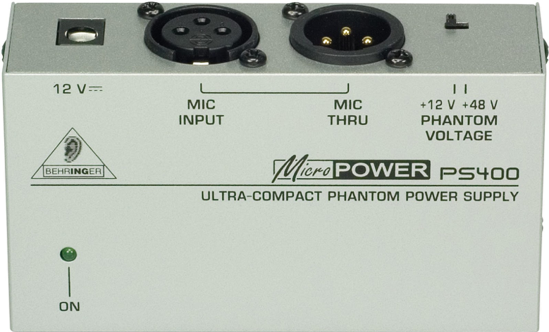 Ultra compact phantom power supply